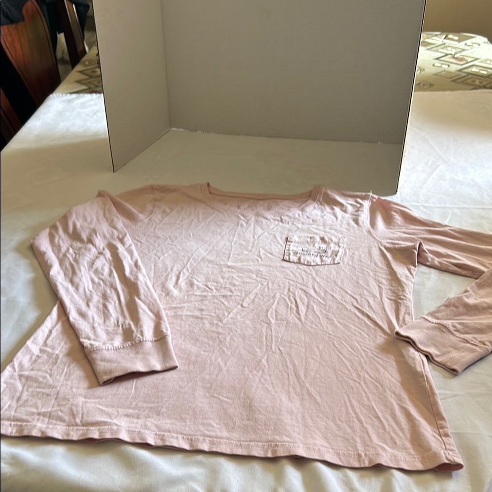 Soft Pink Long Sleeve Top